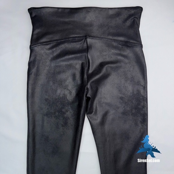 1081 SPANX Faux Leather Leggings - Size M - Black - Picture 5 of 14